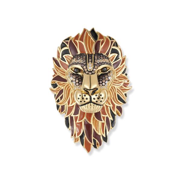 Richard Löwen Anhänger / Brosche